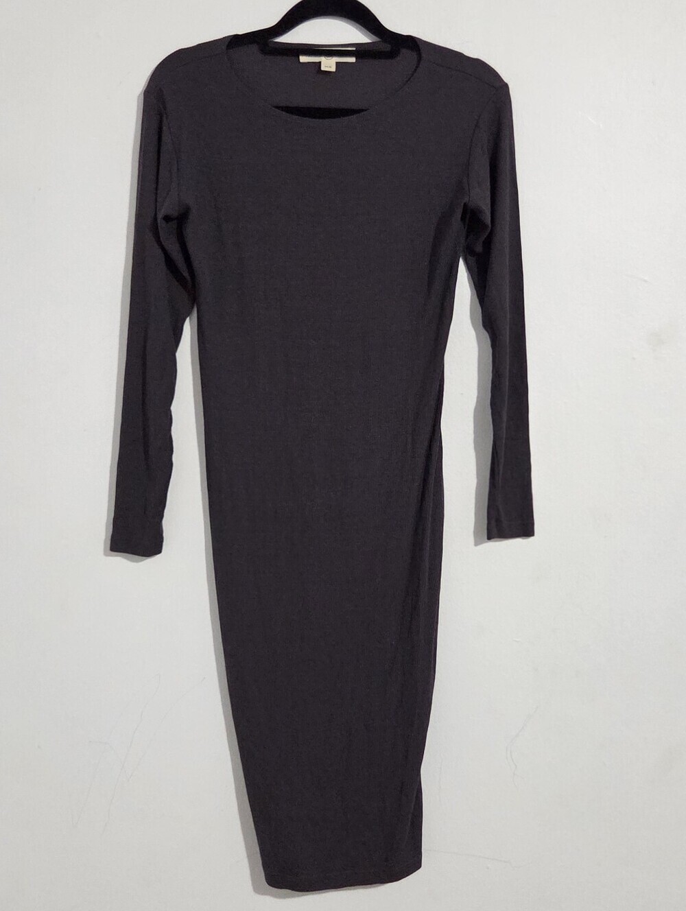 Mimu Maxi Modest Ribbed Bodycon Dress